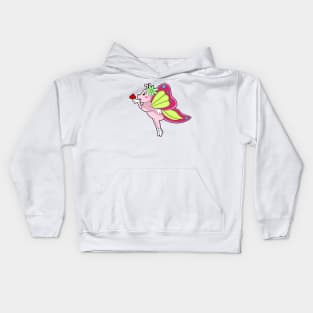 Butterfly Blossom Heart Kids Hoodie